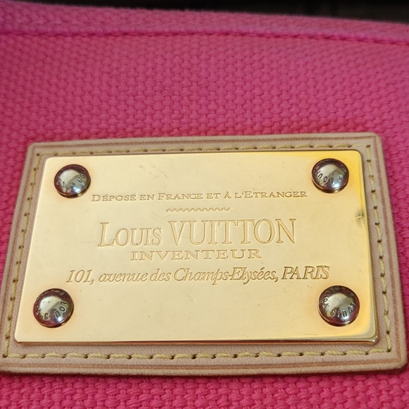 AUTHENTIC Louis Vuitton Pink Canvas Purse - Picture 2 of 16
